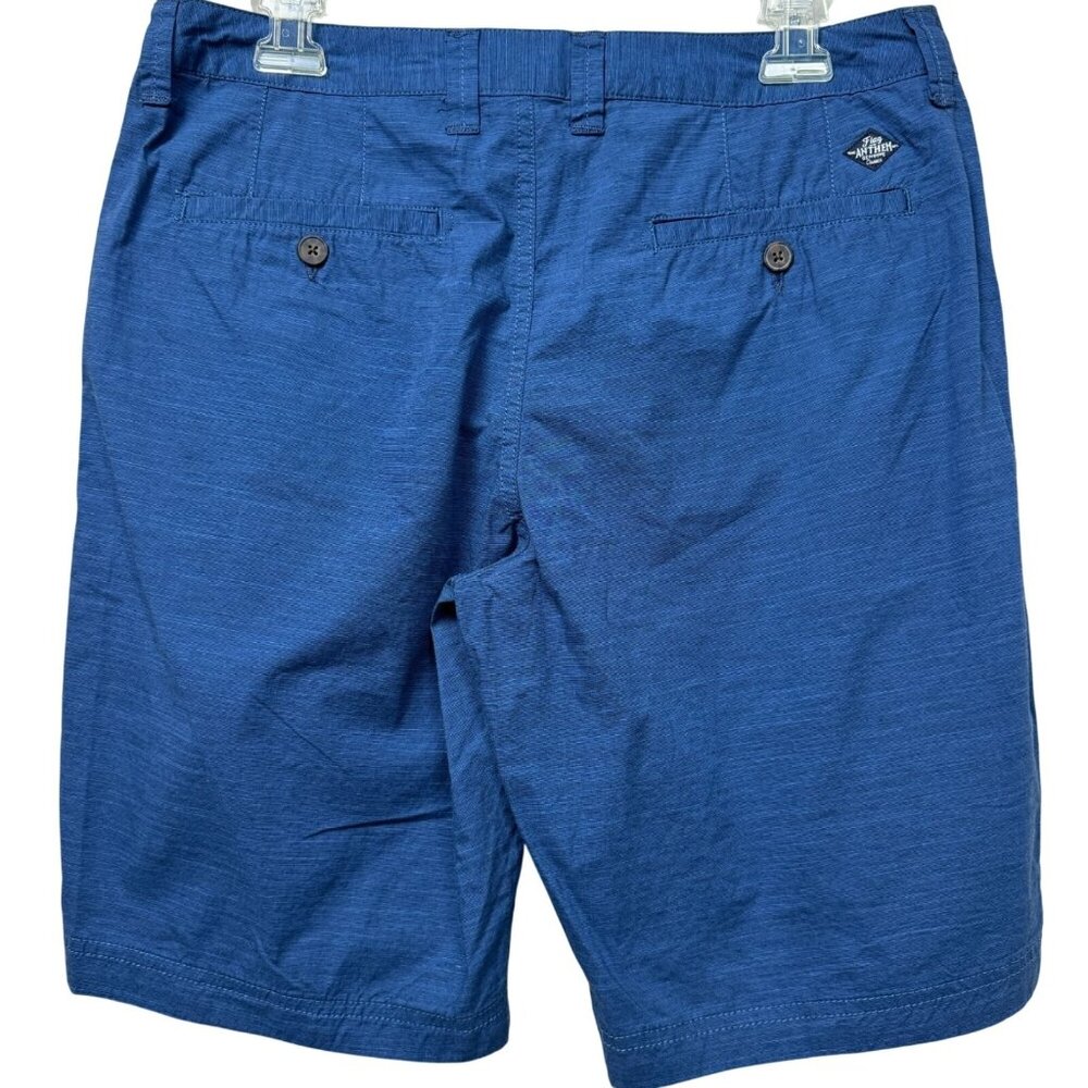 Flag & Anthem NWT Stretch Slub Shorts Casual Everyday Men 30 Navy Blue - Picture 2 of 14